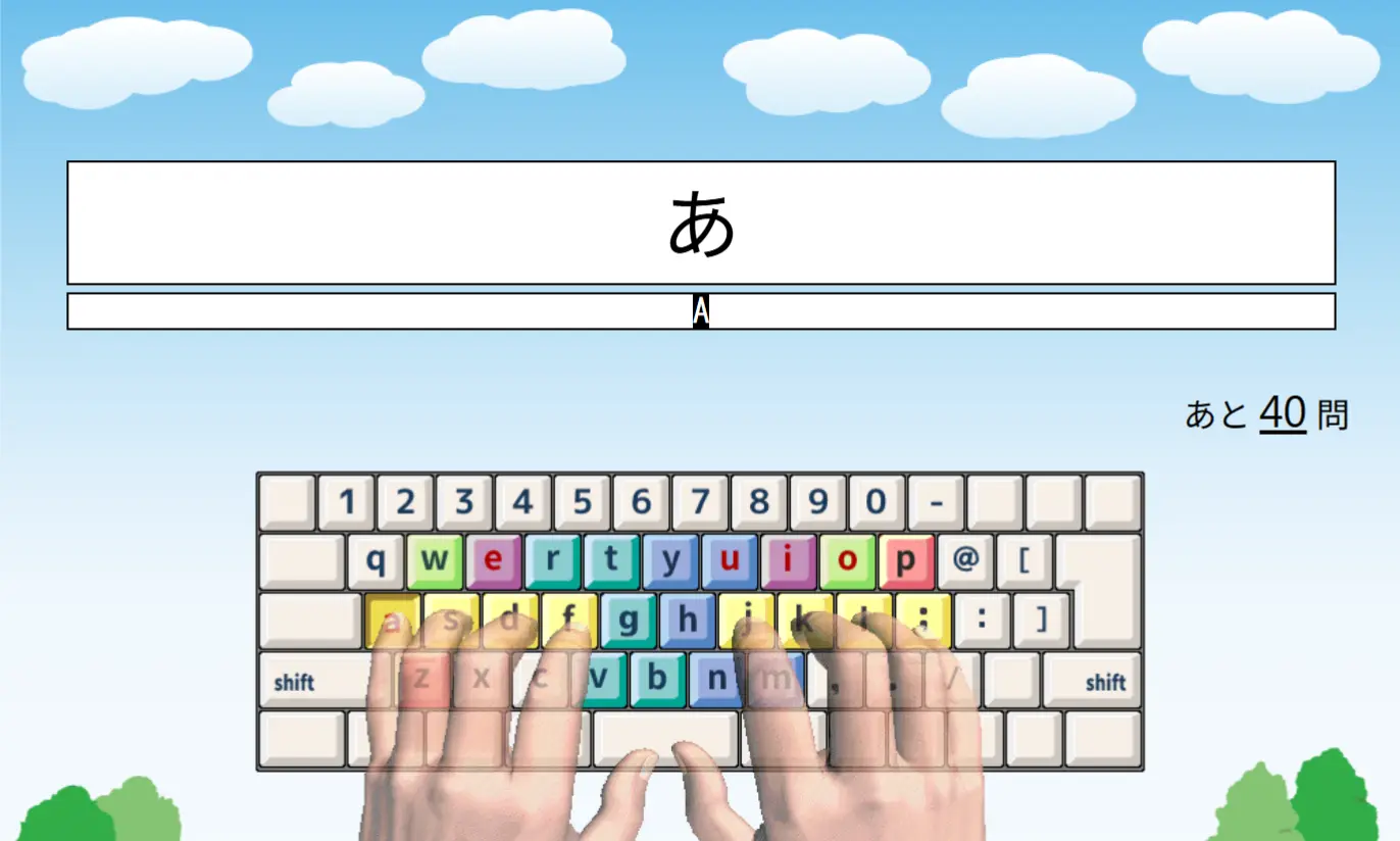 ローマ字50音順